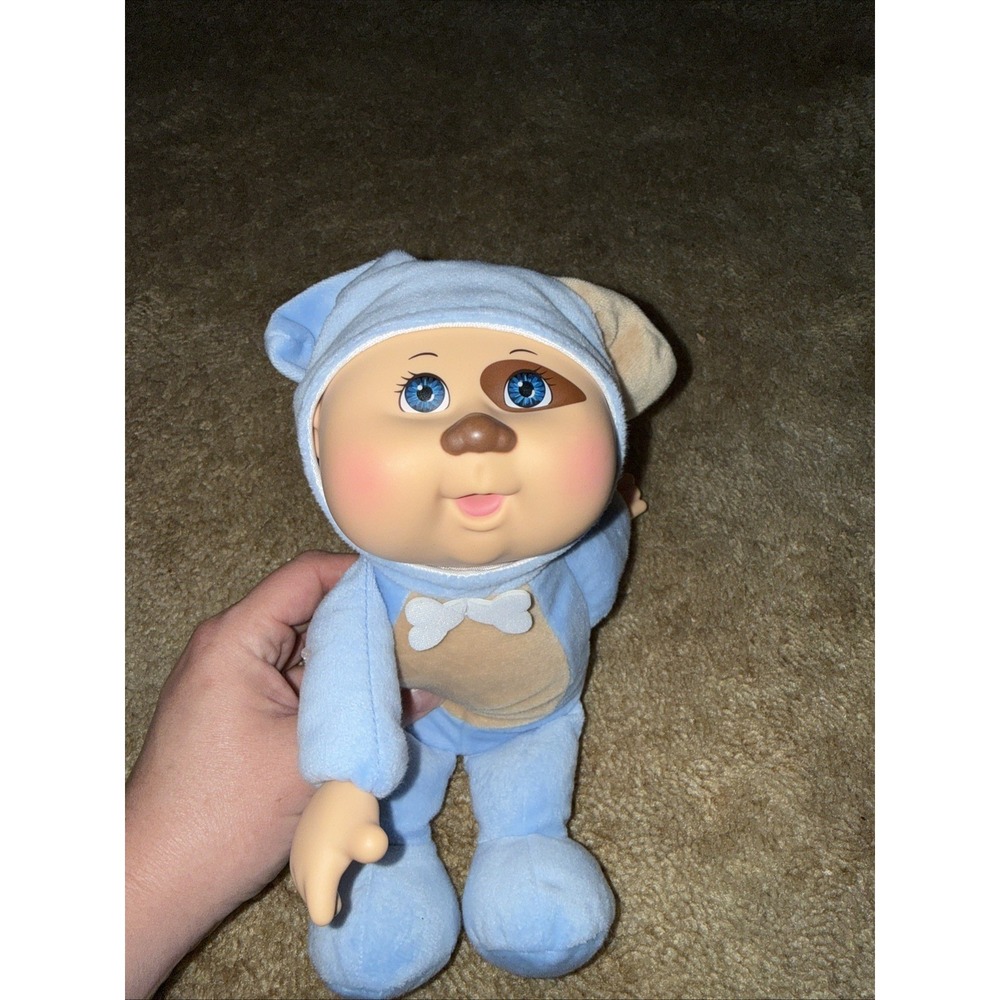 Cabbage Patch Kids Cuties 2018 Barnyard Benny Blue Puppy Dog Plush Baby Doll